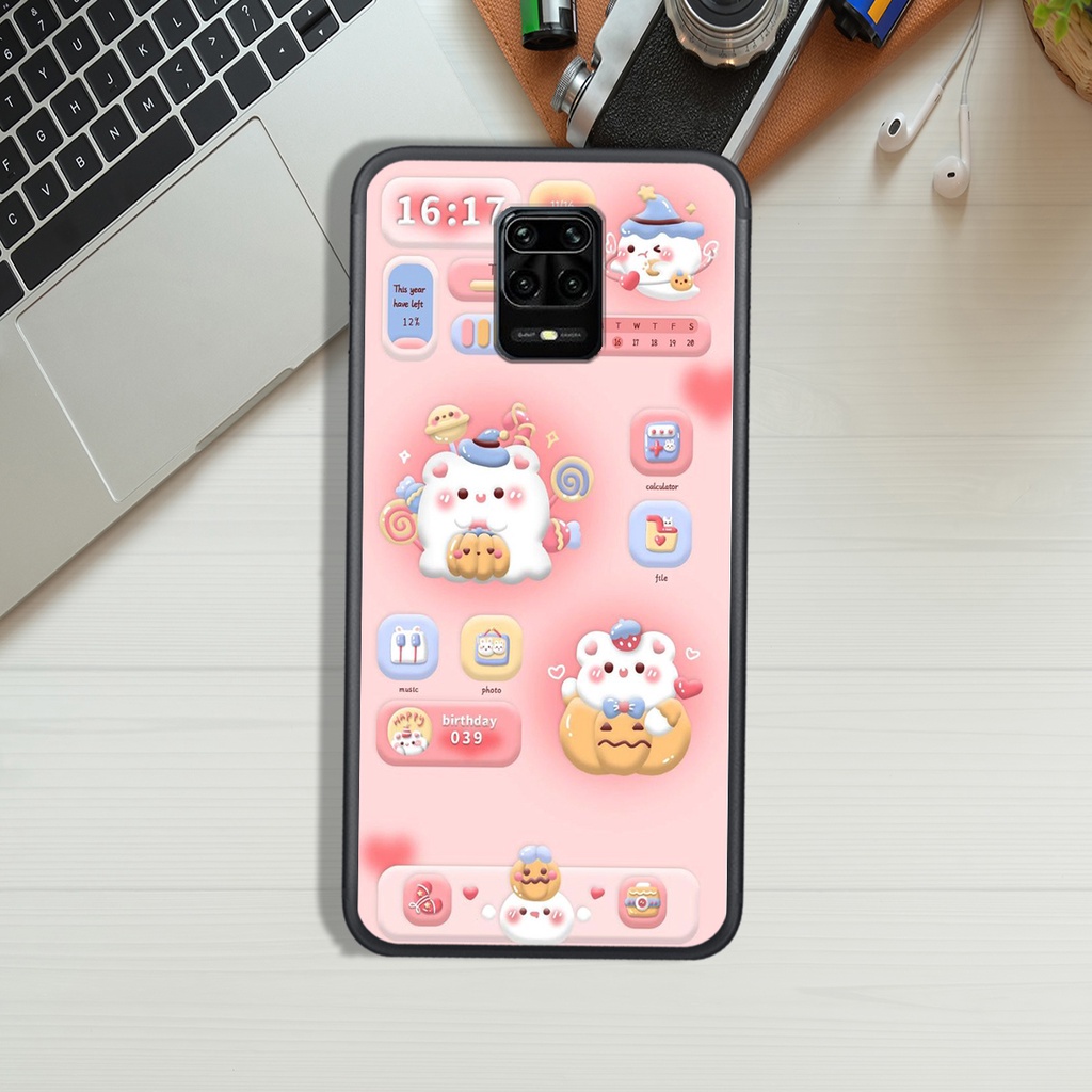 ỐP LƯNG XIAOMI REDMI NOTE 9 - REDMI NOTE 9S - REDMI NOTE 9 PRO, IN HÌNH GẤU NÂU CHOCOLATE ĐÁNG YÊU.