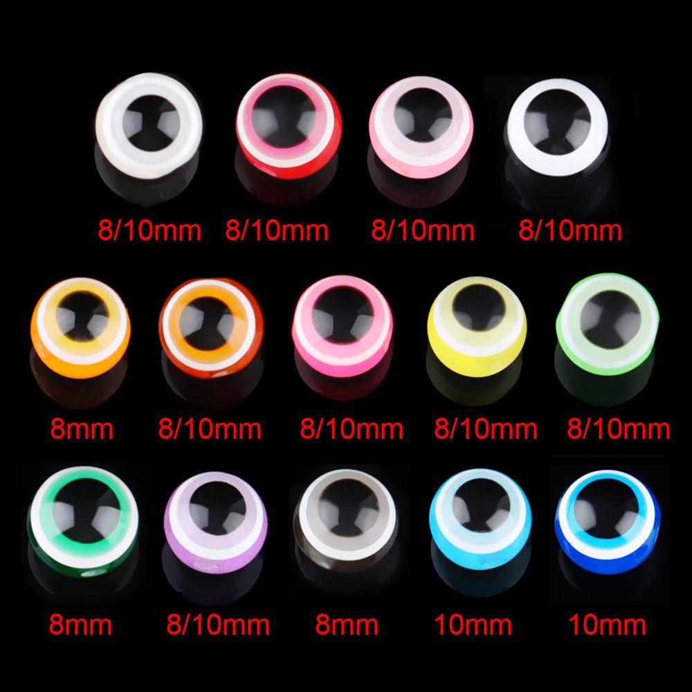 Set 10 / 5 Cặp Mắt Nhựa 8 / 10mm Chất Lượng Cao Cho Búp Bê