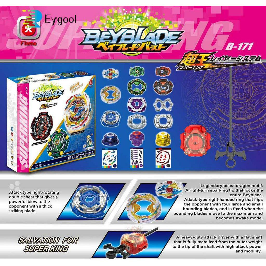 Eygool  BEYBLADE Đồ Chơi Con Quay B171 Hình Rồng Cho Trẻ Em