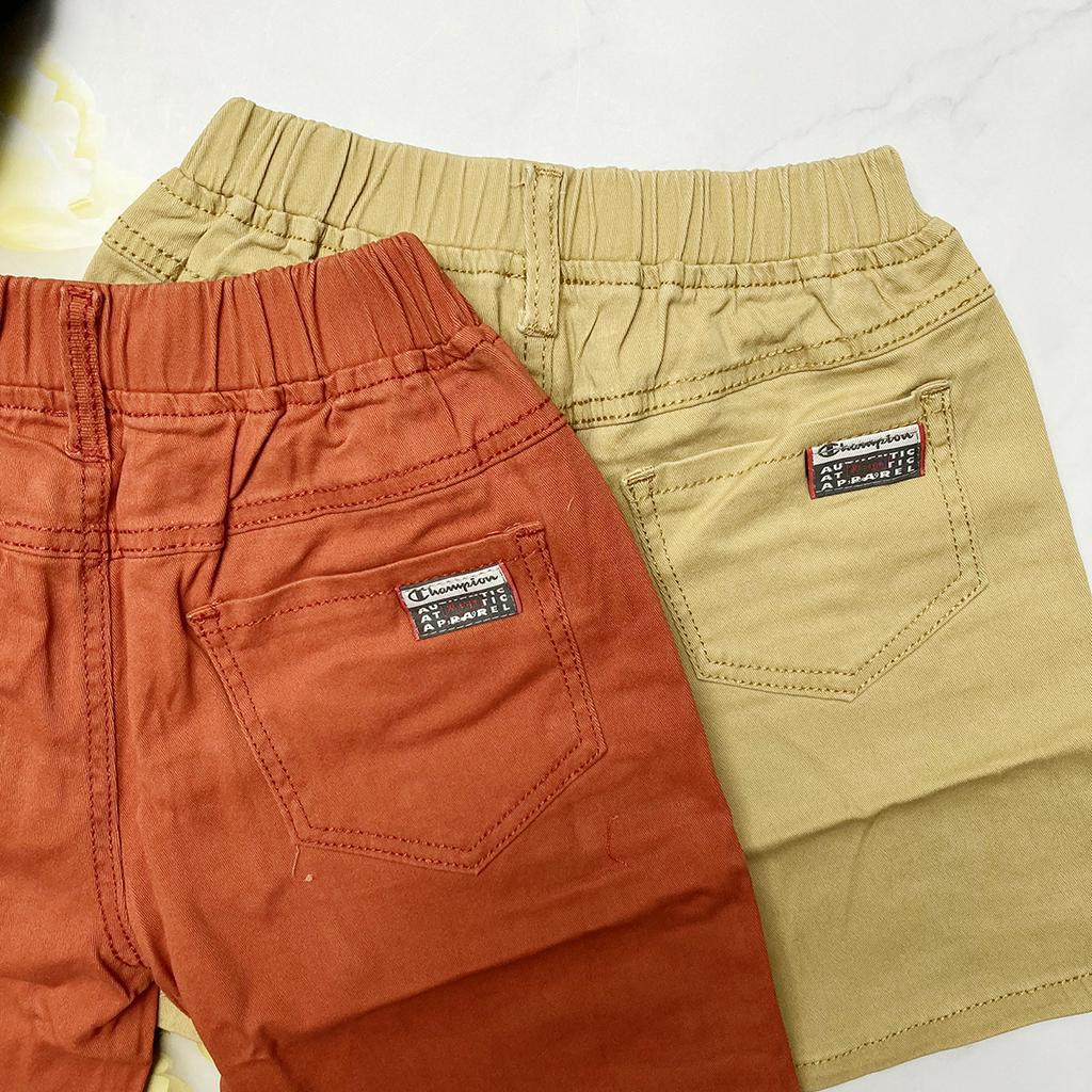 QUẦN ĐÙI BÉ TRAI KAKI THUN - QT23