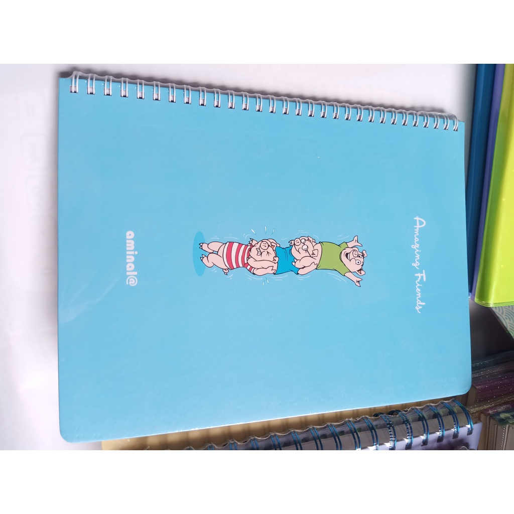 Sổ lò xo bìa cứng Aminal A4 120tr_1683