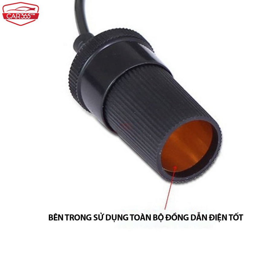 Bộ di chuyển điện xoay chiều AC 220V sang 1 chiều DC 12V~5A/10A Output tẩu ô tô