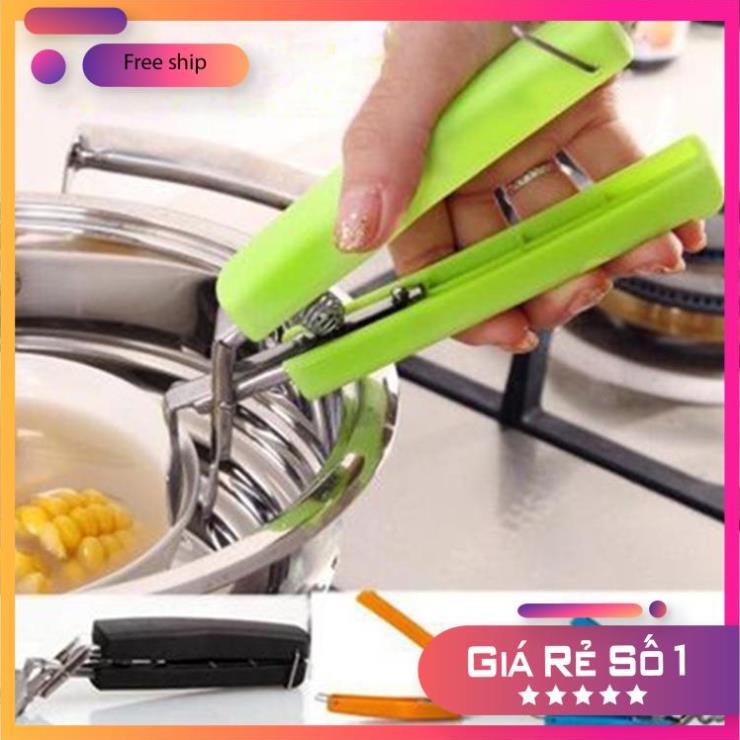 Kẹp Gắp Bát Đĩa Chống Nóng, Kẹp Bắc Xoong Nồi Tránh Bỏng Tay