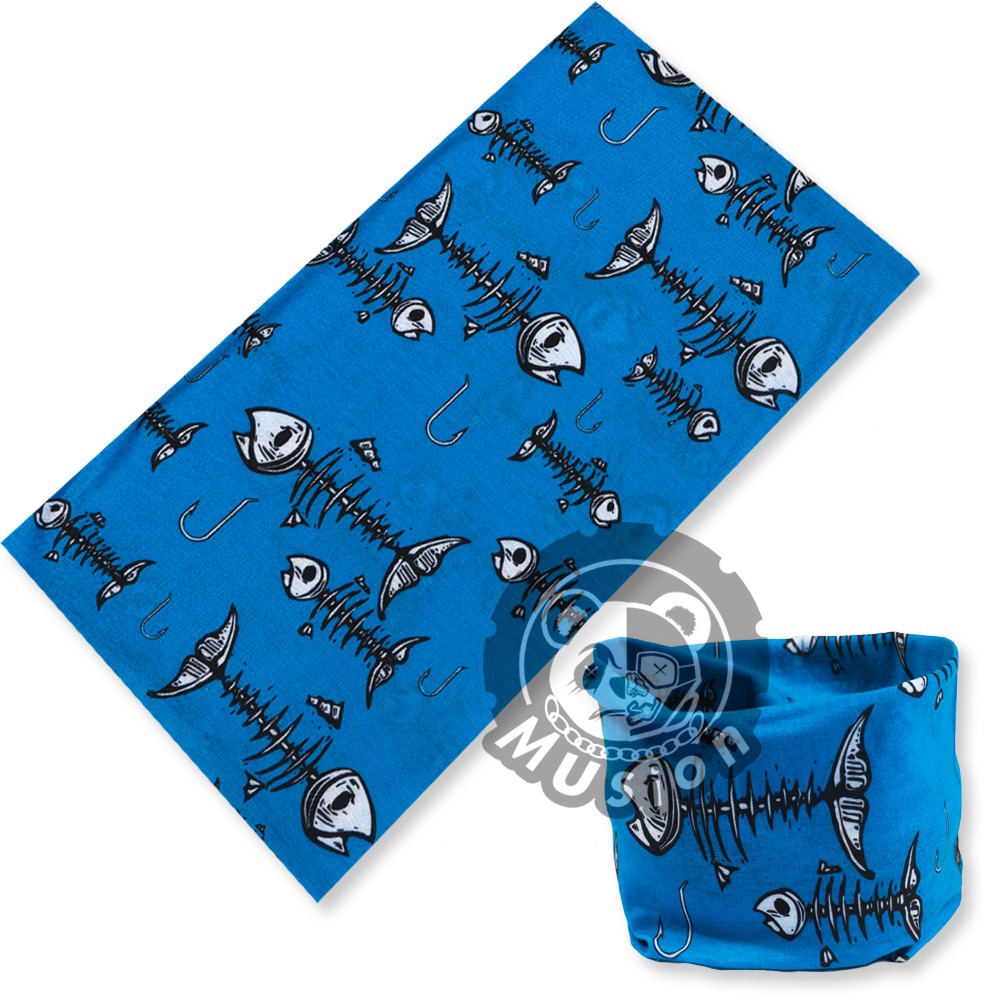 Fish Bone Khăn Đa Năng Đi Phượt Chống UV Chống Bụi Head Scarf Mask