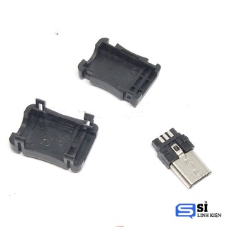 Đầu cắm vỏ nhựa mini USB (bịch 5 cái)