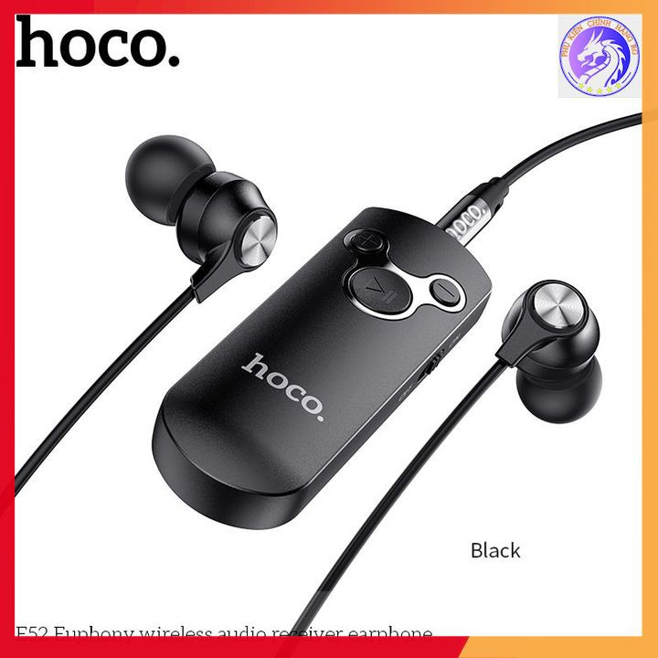 Tai Nghe Bluetooth 2 Bên Kẹp Áo Hoco E52 Chính Hãng Bảo Hành 12 Tháng