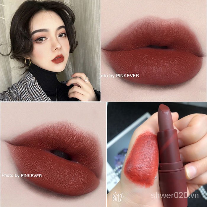 Son Môi Lì Lâu Trôi Không Dính Cốc Trang Điểm Phong Cách Âu Mỹ