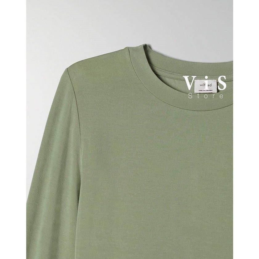 BỘ ÁO LIỀN THÂN NỮ TAY DÀI CHẤT THUN | BigBuy360 - bigbuy360.vn