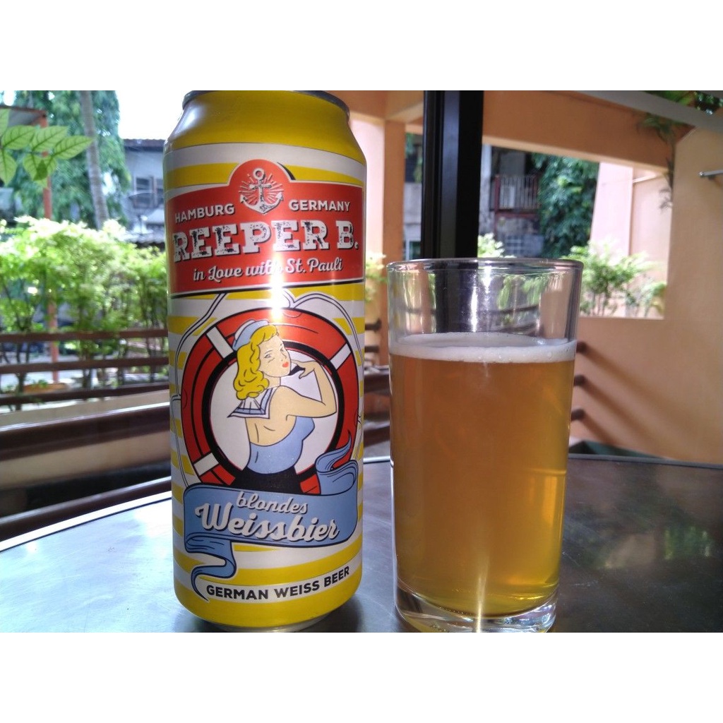 Bia lúa mỳ - REEPER B BLONDES WEISSBIER - Đức - 500ml thùng 24 lon