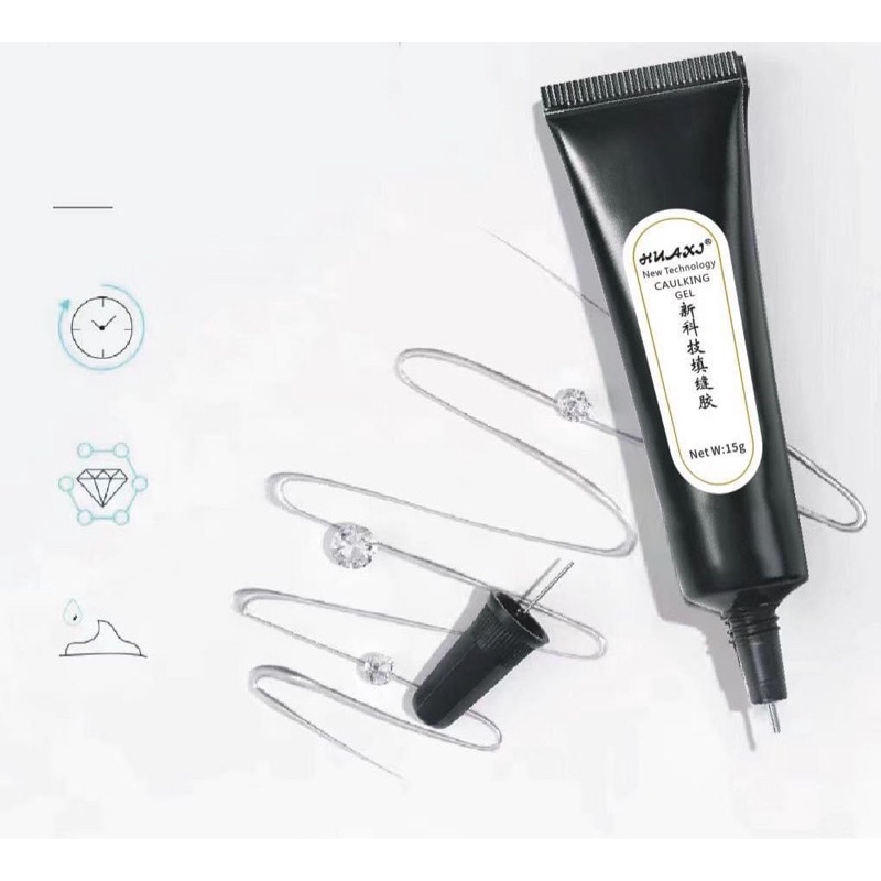 Gel đính đá , dán charm trang trí móng huaxi 15g