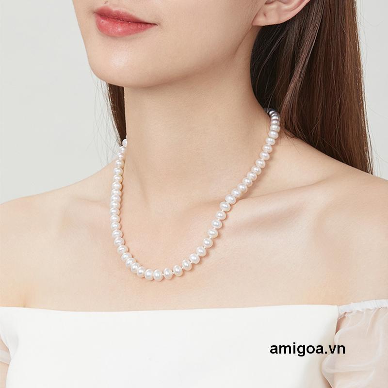 ✨✨Vòng Cổ Hợp Kim Đính Ngọc Trai Nhân Tạo Xinh Xắn Cho Nữ