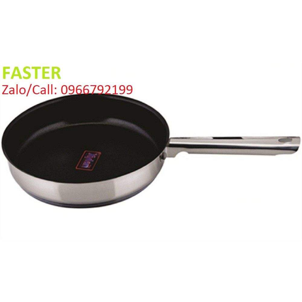 Chảo từ chống dính FASTER 26cm (chảo Rán inox 304, chống dính Xylan cao cấp Mỹ)