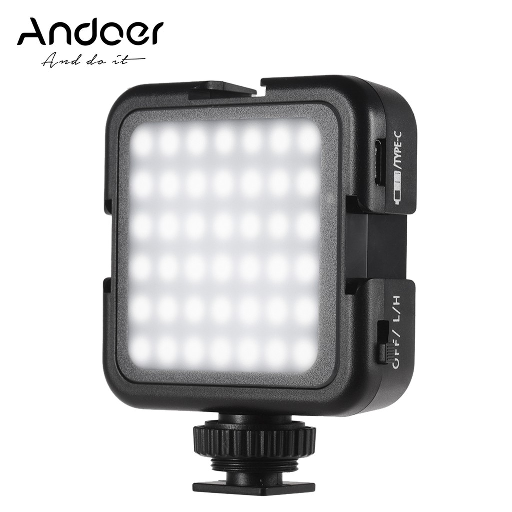 Đèn Led Trợ Sáng Máy Ảnh Andoer 42led 42 Bóng
