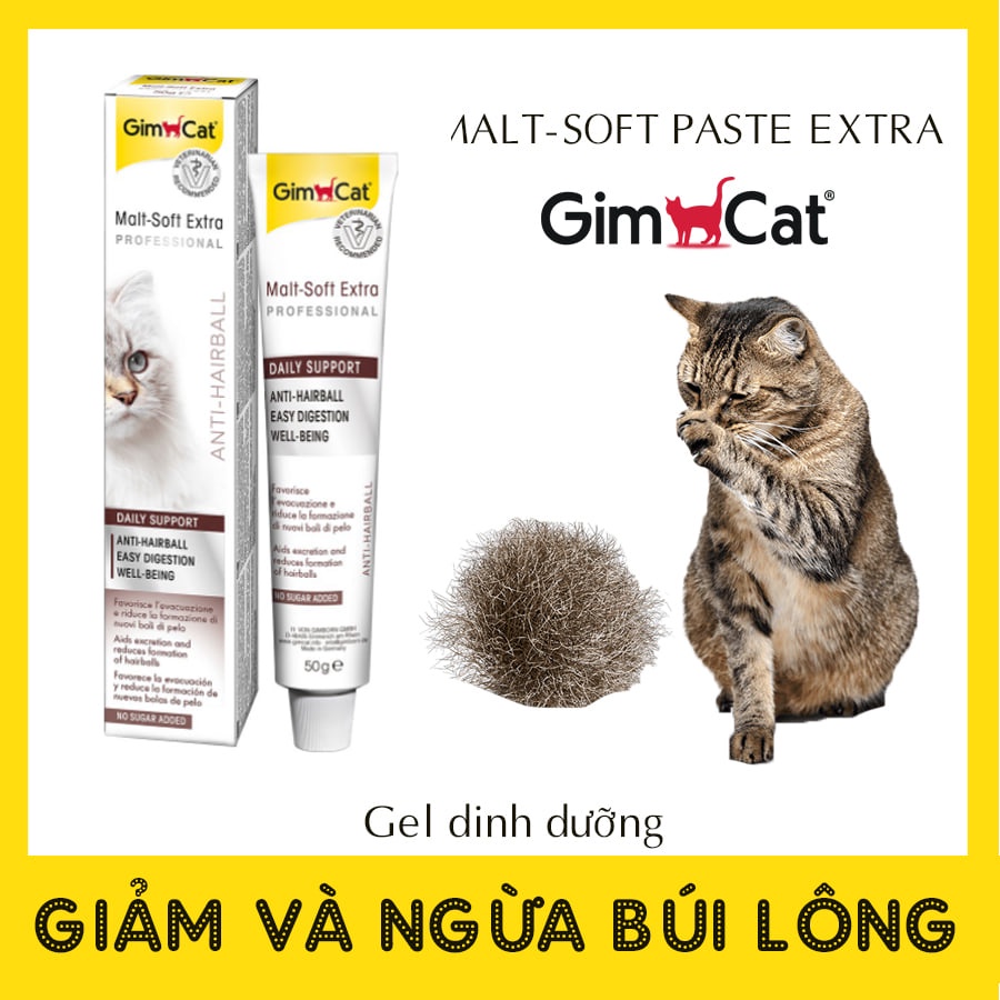 [TUÝP 50GR] GEL GIMCAT CHO MÈO