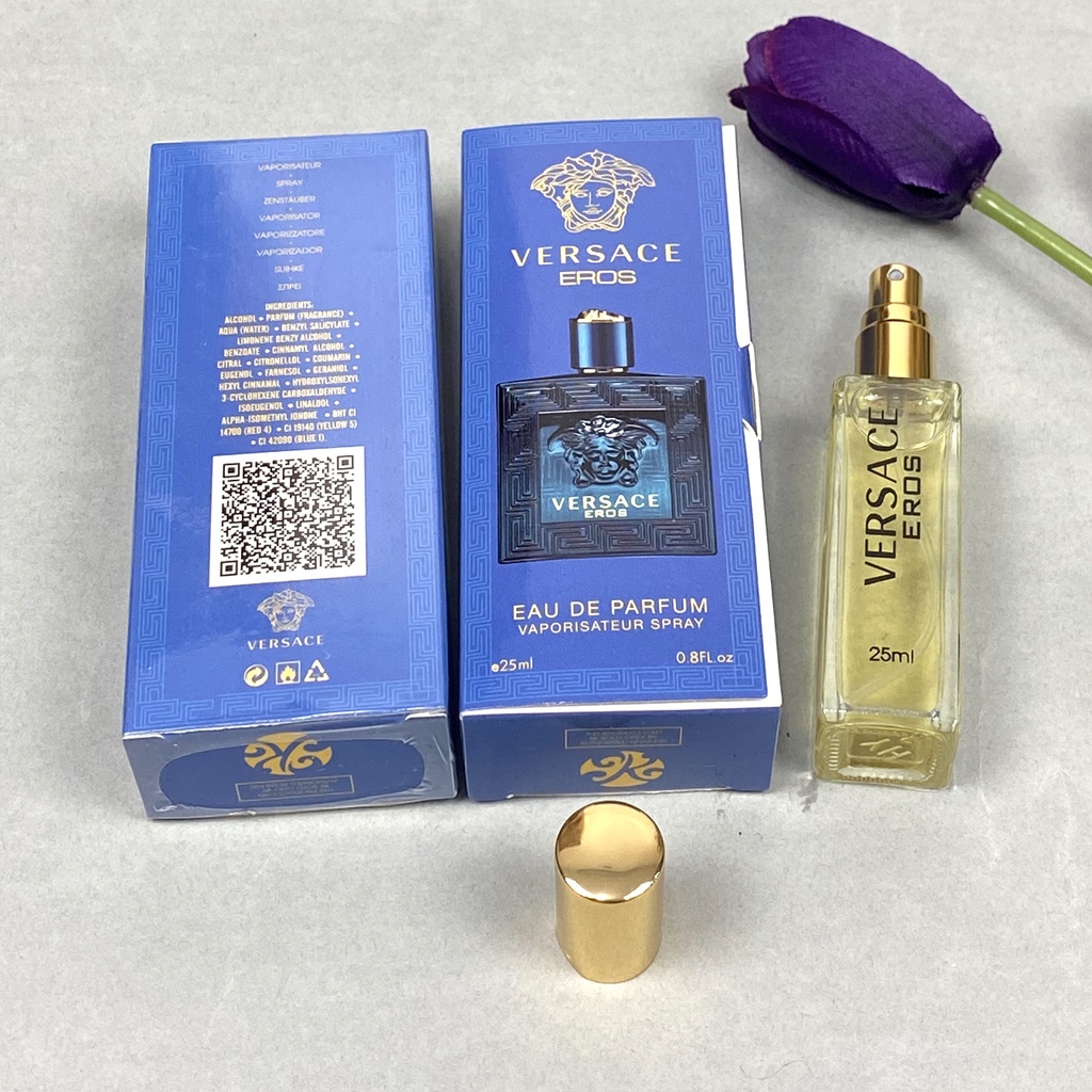 Nước hoa nội địa trung nam versace eros 25ml thơm lâu hương ngọt dịu quyến rũ