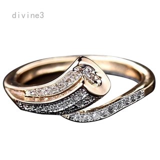 Nhẫn mạ vàng 18k đính đá sang trọng