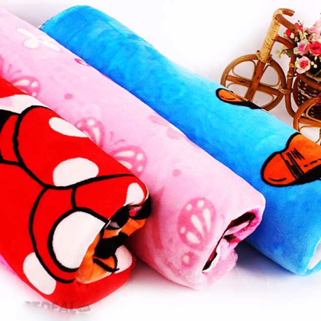 Chăn Băng Lông Tuyết Siêu Mịn Dành Cho Trẻ Em 80x100cm