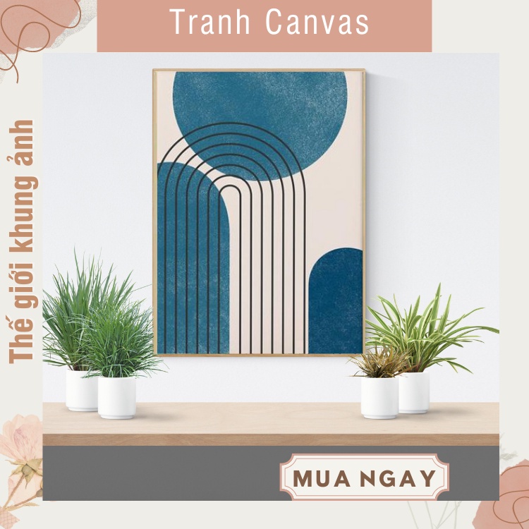 Tranh canvas treo tường hiện đại TGKA305, có móc và đinh tặng kèm,tranh treo tường, có đinh và móc tặng kèm