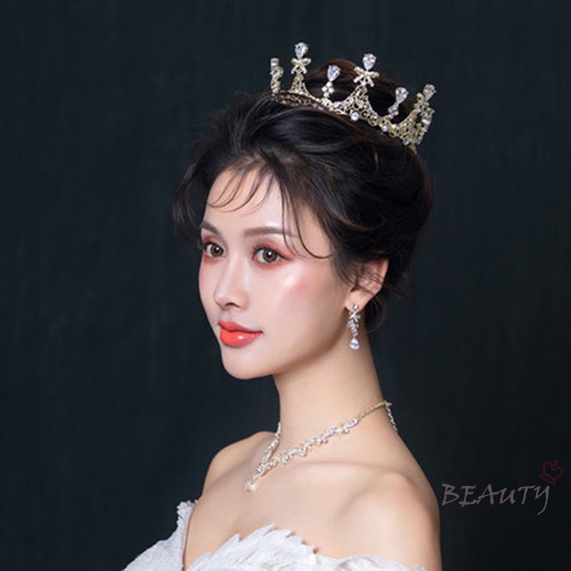 Seven Miss Vương miện cài tóc đính đá lấp lánh dành cho cô dâu