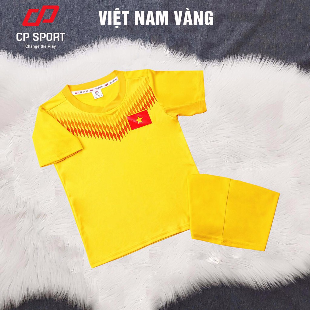 T TOKY SHOP BỘ QUẦN ÁO ĐÁ BÓNG THỂ THAO TRẺ EM ĐỘI TUYỂN VIỆT NAM MẪU 2020 MÀU ĐỎ ☭