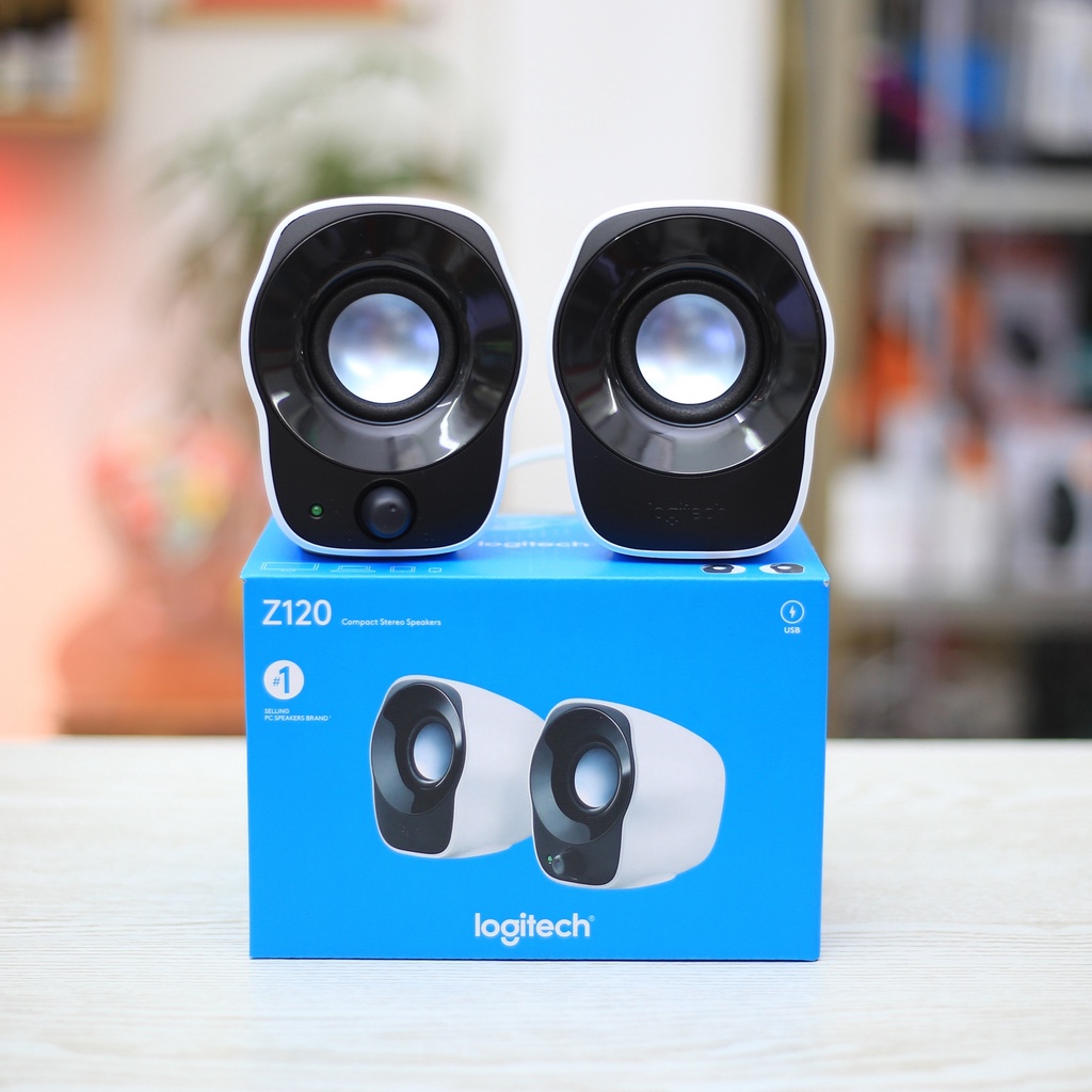Loa Logitech Z120 USB âm thanh nổi nhỏ gọn - Hàng chính hãng bảo hành 24 tháng