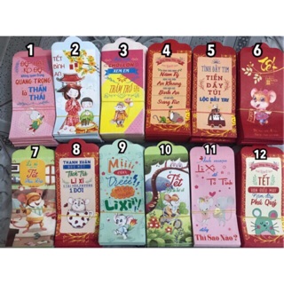 SỈ 100 LÌ XÌ TẾT 2020 ĐẦY ĐỦ CÁC MẪU