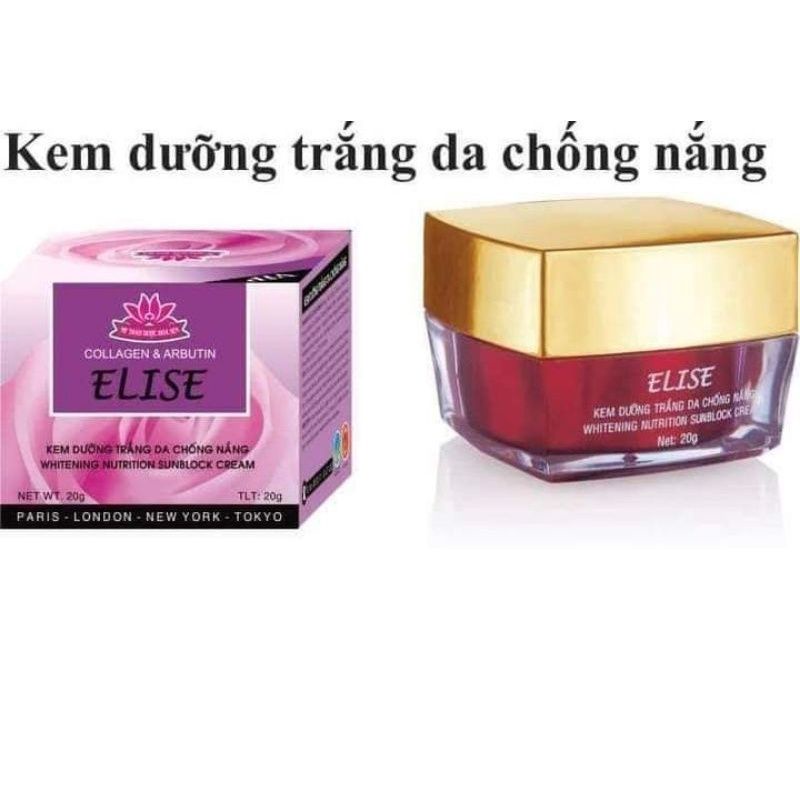 Kem Elise dưỡng trắng da chống nắng 20 g