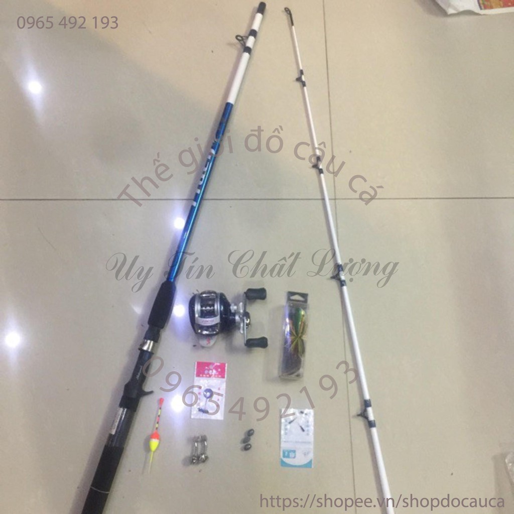 Bộ lure ngang shakespeare 2,1m ( rẻ vô địch )