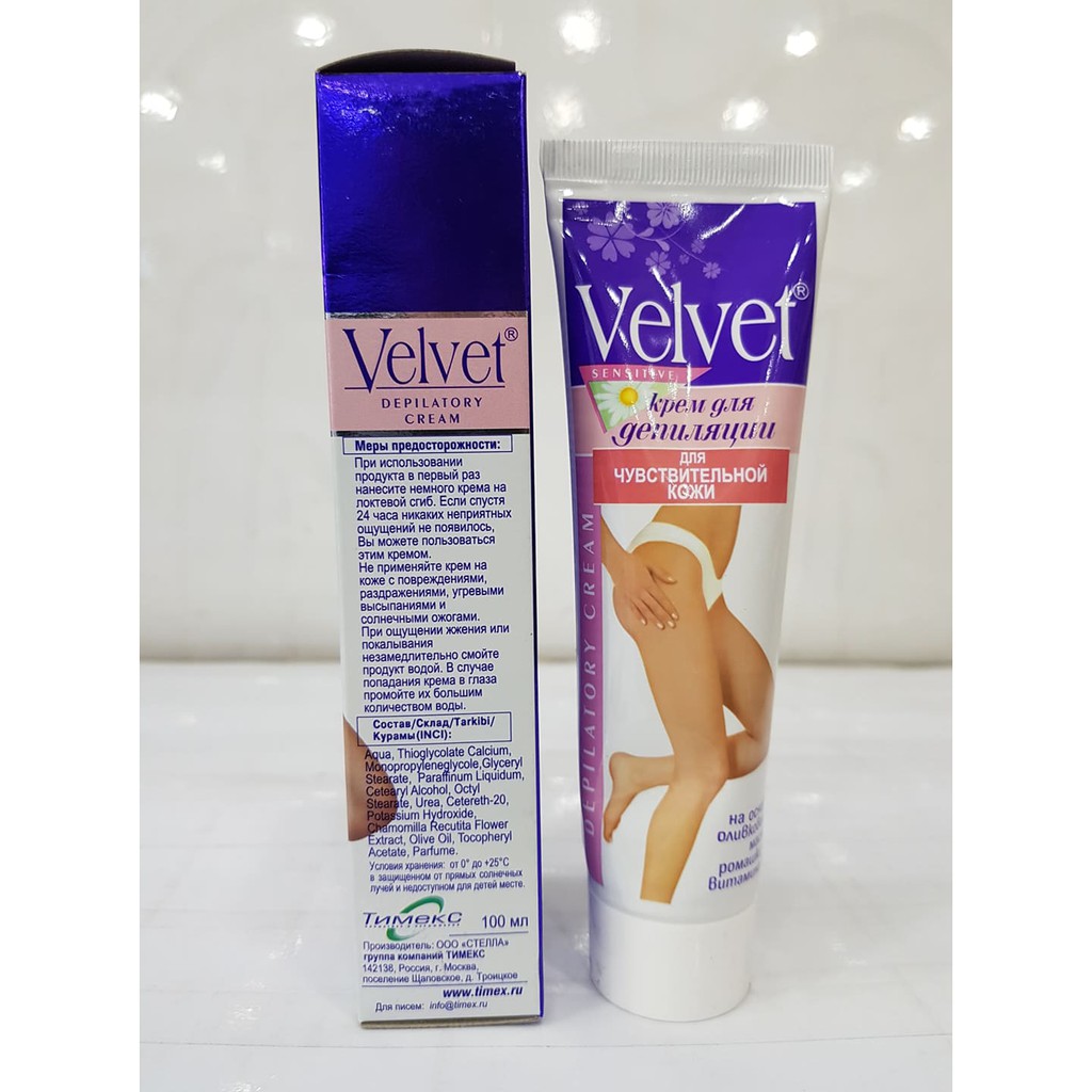 Kem Tẩy Lông VELVET 100ml Nga