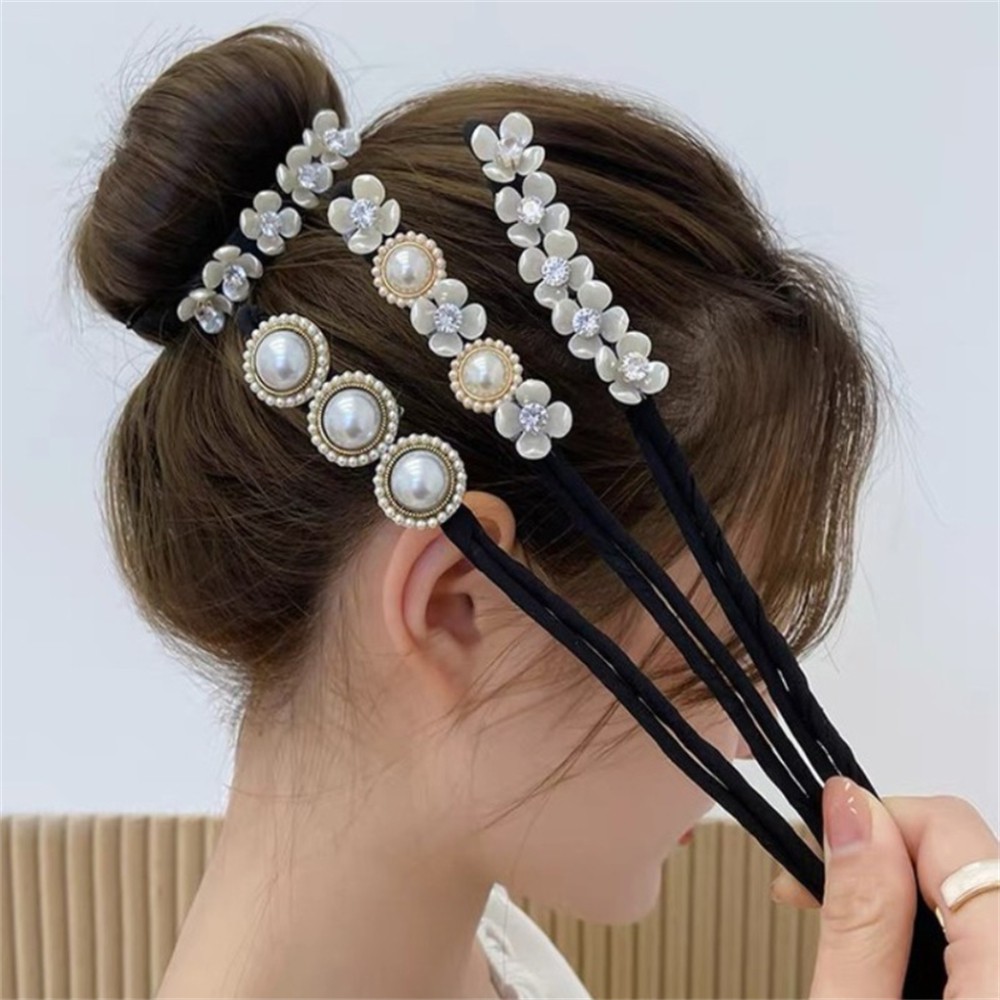 Trâm Cài Tóc Hình Hoa Đính Ngọc Trai Thời Trang Cho Nữ