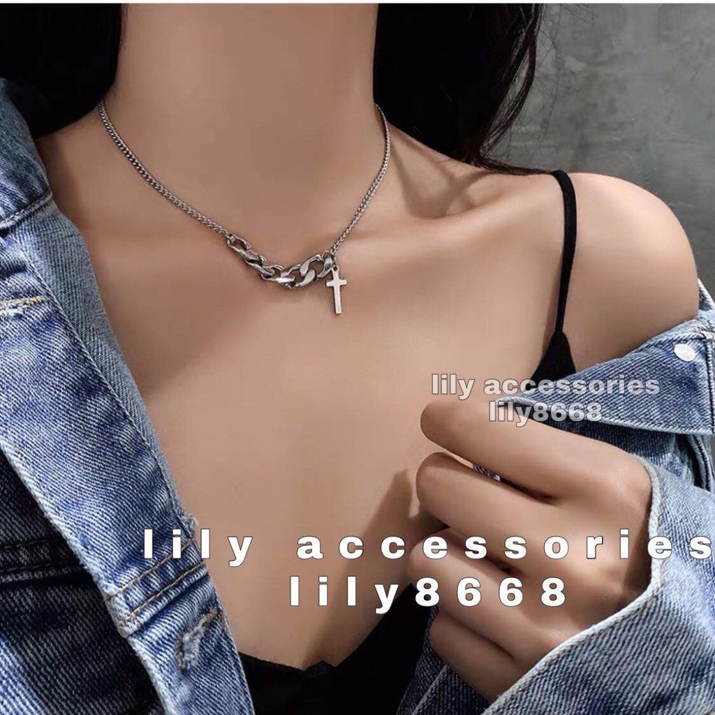 dây chuyền vòng cổ dây xích thánh giá cho nam và nữ unisex