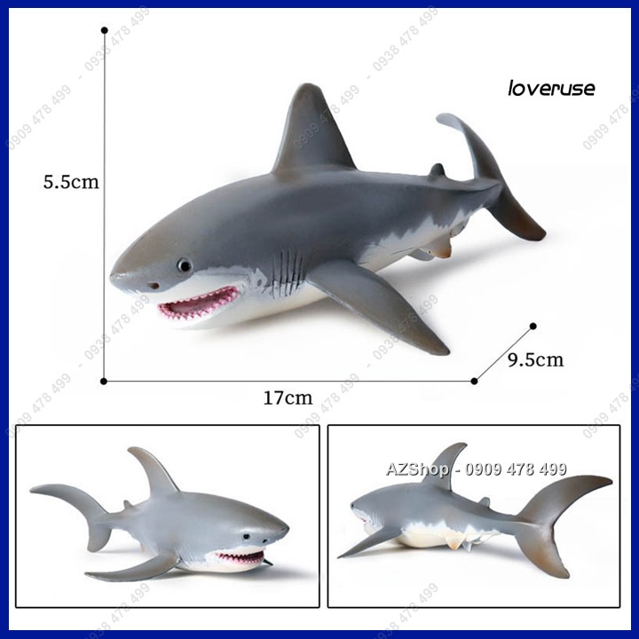 Mô Hình Cá Mập Size Trung - Thế Giới Động Vật - 7672.1