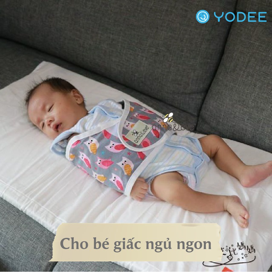 [HÀNG CHÍNH HÃNG] Khăn Quấn/Ủ Kén Quấn Tay AnnaEve Thoáng Mát Giúp Bé Ngủ Ngon (Size S)