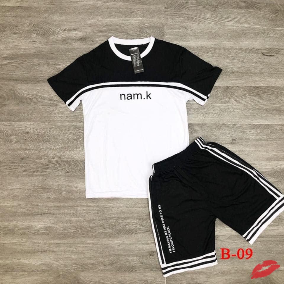 Đồ bộ nam_bộ quần áo thun nam hè chất liệu thun thể thao thoáng mát