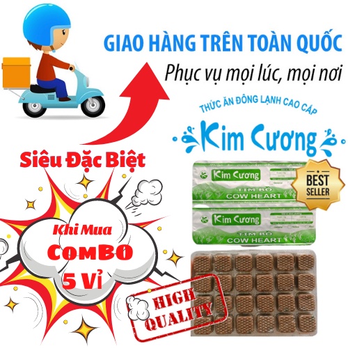 Tim bò KIM CƯƠNG_loại [TổngHợp]_5vỉ/500g_thức ăn chăm sóc cho cá cảnh_an toàn bể cá_thú vui thủy sinh_betta_guppy_7_koi.