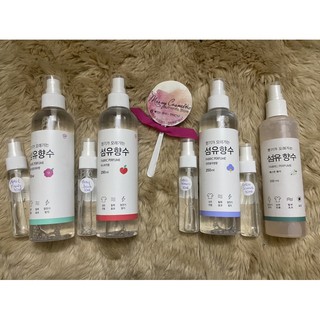 Xịt thơm quần áo Hàn Quốc 30ml/200ml/250ml April Fresh/Honey Peach/Cotton Blossom/Cotton Jasmine