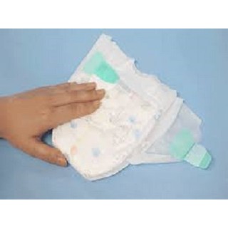 (TPHCM) combo 50 miếng bỉm tả dán size S M L hàng trần siêu thấm hút cho bé từ 4kg-12kg