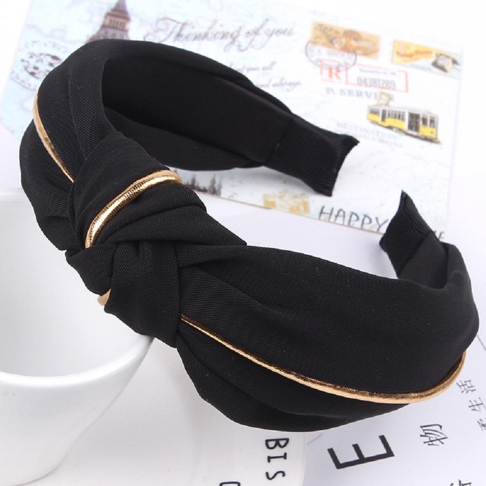 Danilo Băng Đô Cài Tóc Thắt Nơ Màu Trơn Dành Cho Nữ