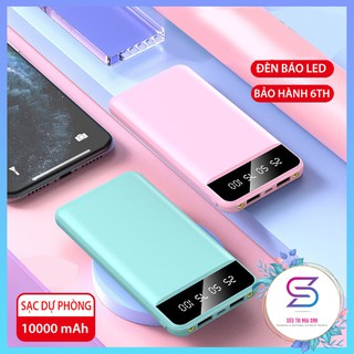 Sạc Dự Phòng 10000mAh A110 Cao Cấp Tích Hợp 2 Cổng Ra Tiện Lợi 💎 Có Sạc Nhanh, Thiết Kế Mỏng Nhẹ Bảo Hành 6 Tháng