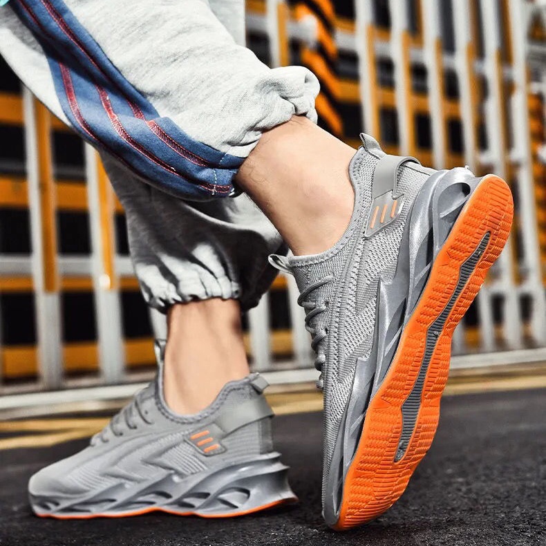 Giày Thể Thao Nam GEMI - Giày Sneaker Màu Xanh Đen -  Đen - Xám, Giày Thoáng Khí Cao Cấp, Đế Xốp Nhẹ - G5070