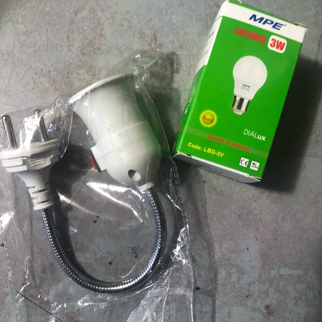 Combo đèn led 3w và chuôi đèn