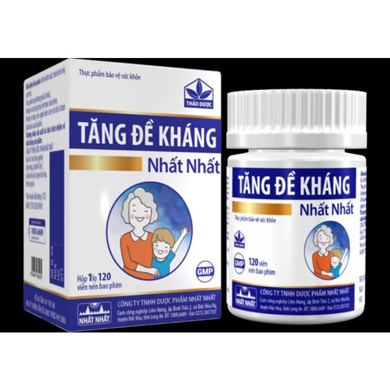 Tăng Đề Kháng Nhất Nhất hộp 120 viên siro 120ml