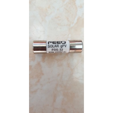 Cầu chì sứ chuyên dụng năng lượng mặt trời 1000VDC 32A hãng FEEO
