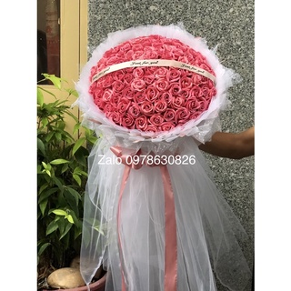 Hoa sáp thơm bó 100 bông