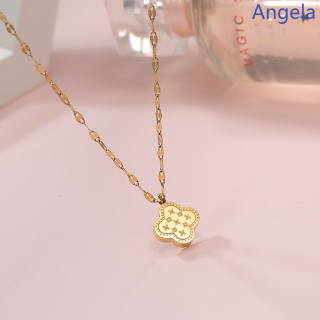 Gold plated pendant female four-leaf clover color fashion quickly Korea
