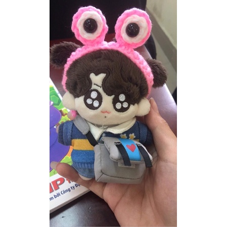 Băng đô ếch cho doll bằng len