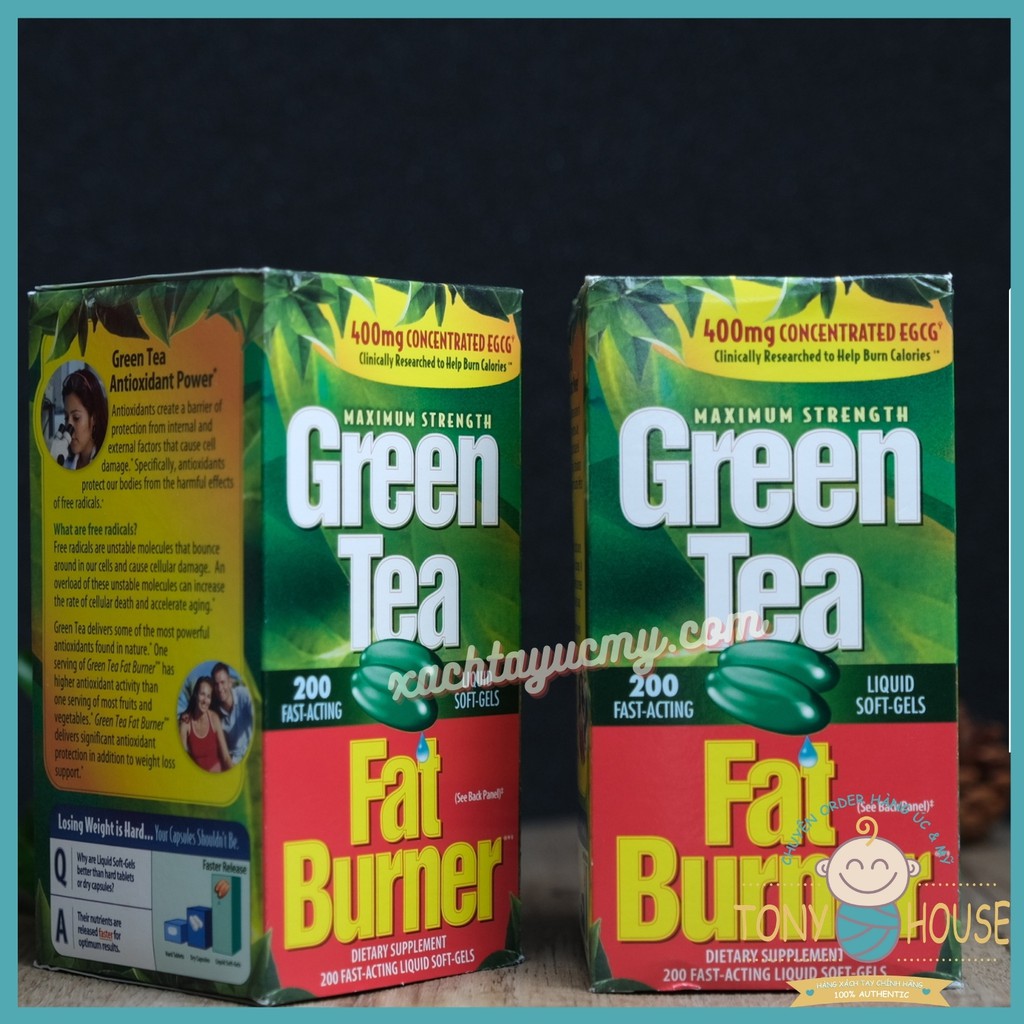 Viên uống giảm cân từ trà xanh Green Tea Fat Burner 200