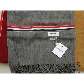 (ẢNH THẬT) KHĂN CỔ LEN DẠ THOM BROWNE