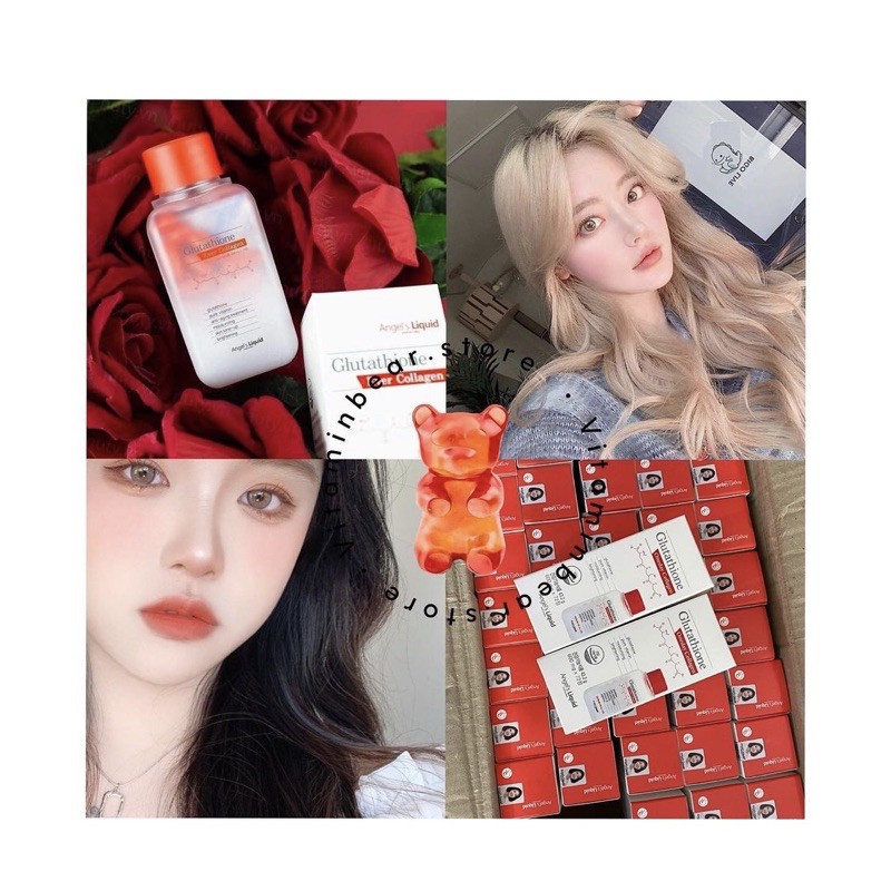 Viên uống hỗ trợ làm trắng hồng da aNgel liquid 72v 7thday