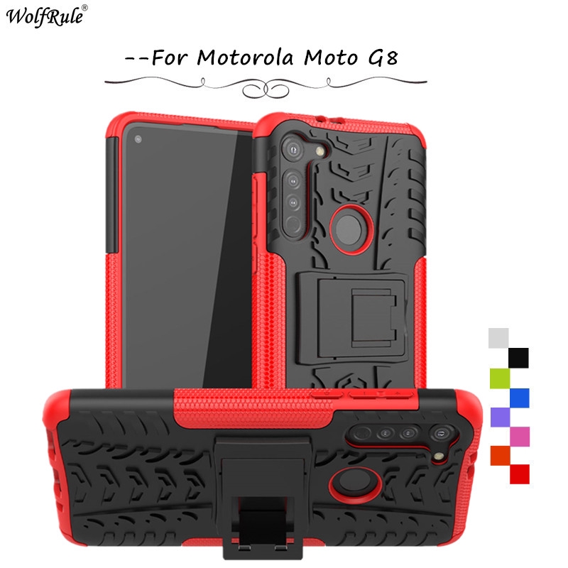 Ốp Điện Thoại Cao Su Kiểu Áo Giáp Cho Motorola Moto G8
